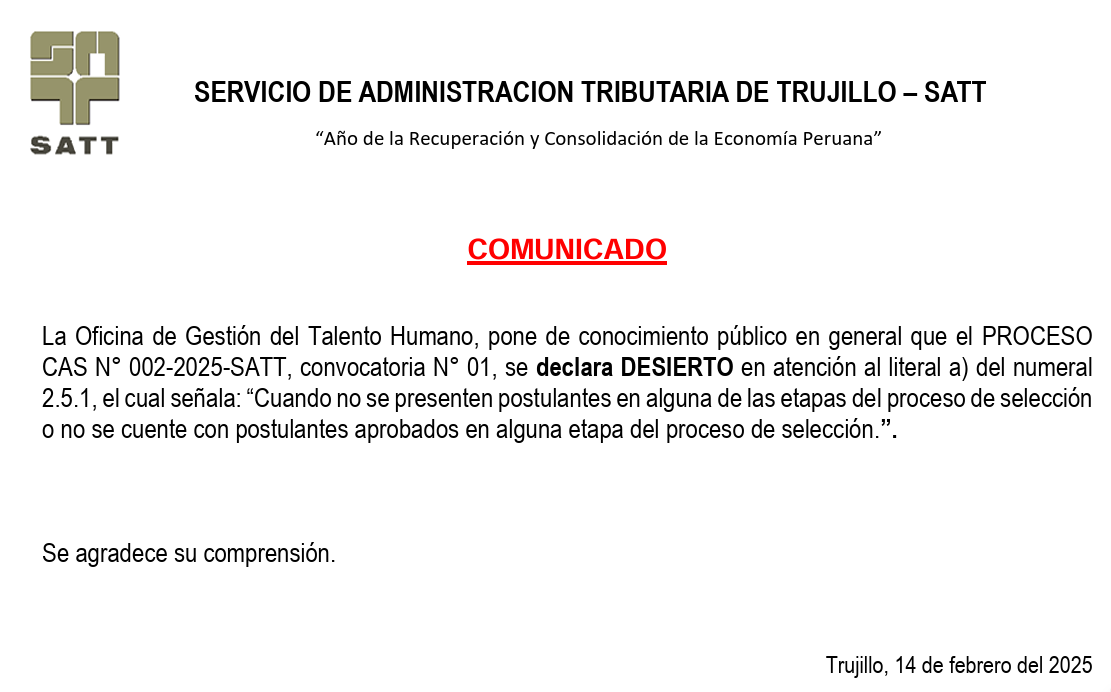 comunicado